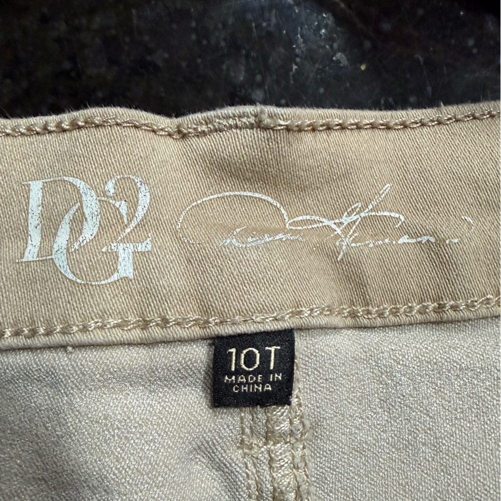 DG2 by Diane Gilman Cream Floral Skinny Jeans - Picture 2 of 9